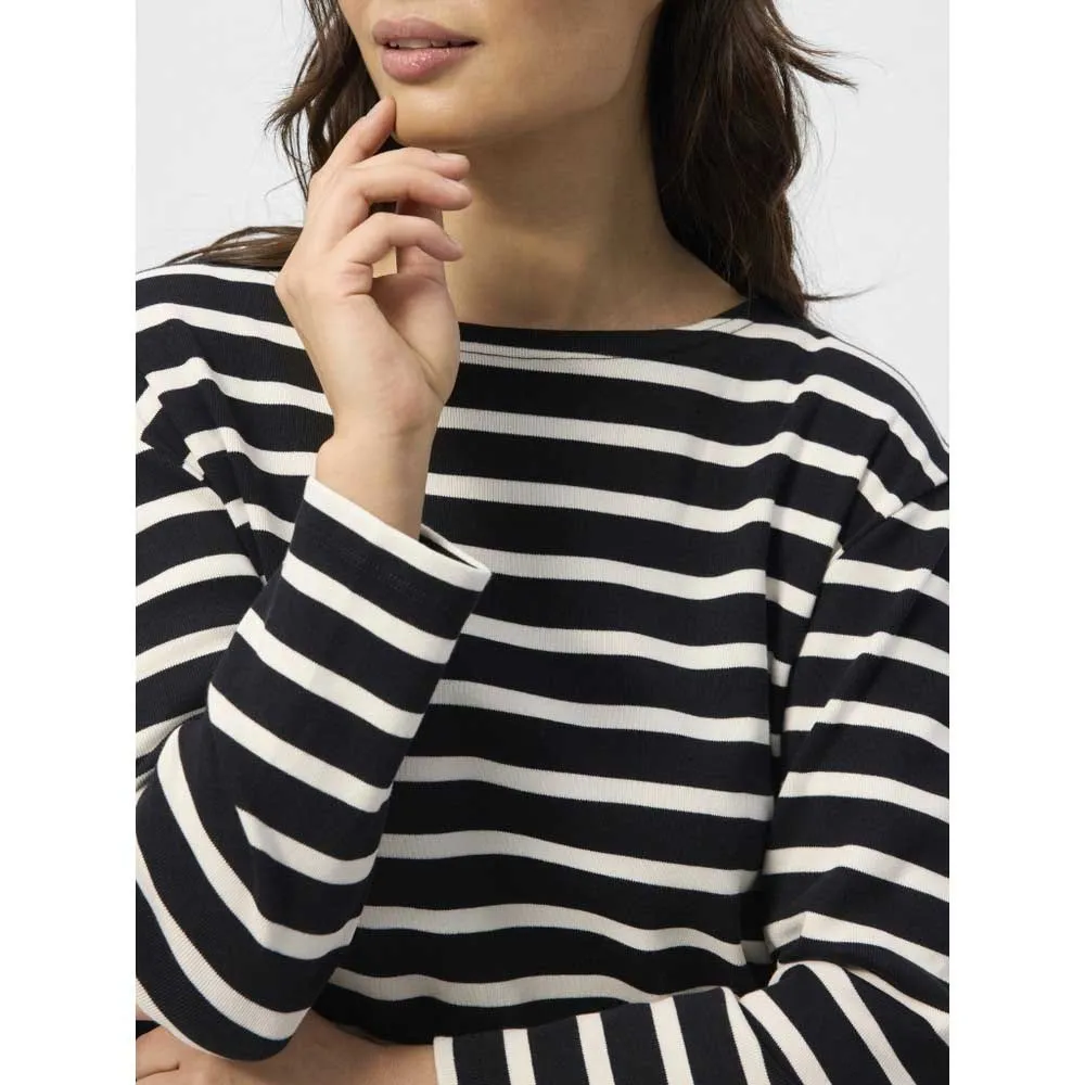 Купить Redgreen 171812201-199-m Футболка с длинным рукавом Claudia Black Stripe 30x25x2 7ft.ru в интернет магазине Семь Футов