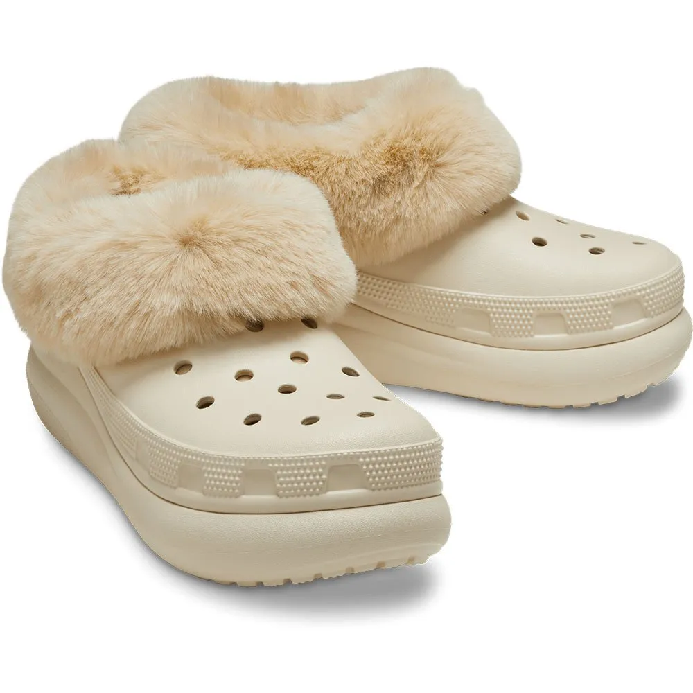 Купить Crocs 208446-2y2-m7/w9 Деревянные башмаки Furever Crush Bone 35x25x15 EU 39 7ft.ru в интернет магазине Семь Футов