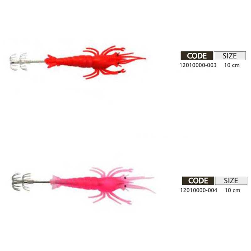 Купить Kolpo 12010000-004 Shrimp Squid Кальмар 100 mm  Pink 7ft.ru в интернет магазине Семь Футов