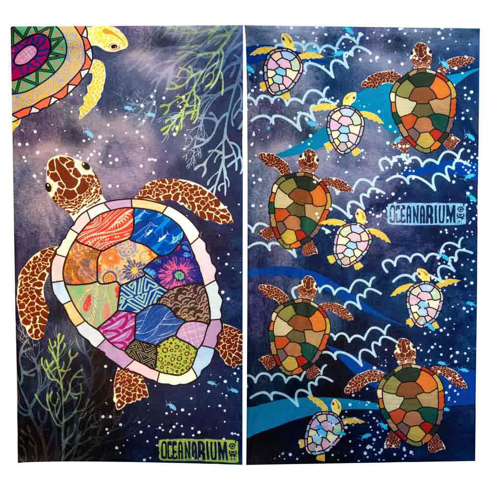 Купить Oceanarium H09 Шарф-хомут Turtle Голубой  Multicolour 7ft.ru в интернет магазине Семь Футов