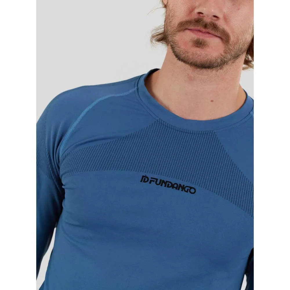 Купить Fundango 1blah05-486-s/m Комплект термобелья с длинным рукавом Seamless Patriot Blue 30x22x4 S-M 7ft.ru в интернет магазине Семь Футов