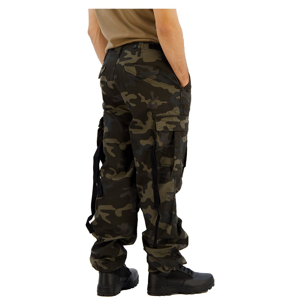 Купить Brandit 1001-4-4XL Брюки M65 Vintage Зеленый  Dark Camo 4XL 7ft.ru в интернет магазине Семь Футов