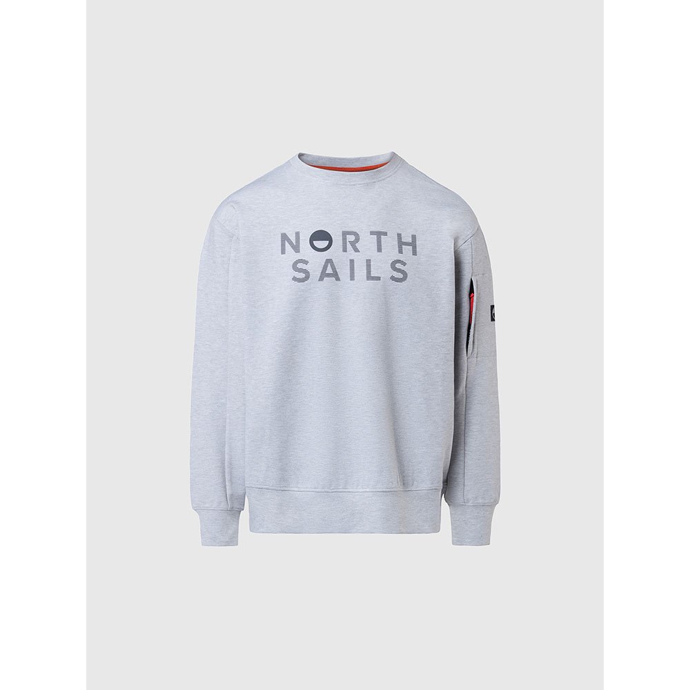 Купить North sails 691229-0926-L Свитер Свитер Interlock Серый Grey Melange L 7ft.ru в интернет магазине Семь Футов