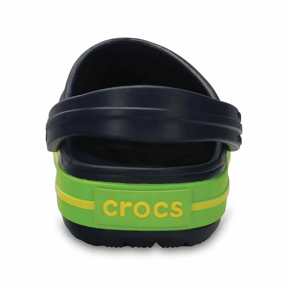 Купить Crocs 204537-4k6-c4 Деревянные башмаки Crocband Navy / Volt Green 35x25x15 EU 19 7ft.ru в интернет магазине Семь Футов