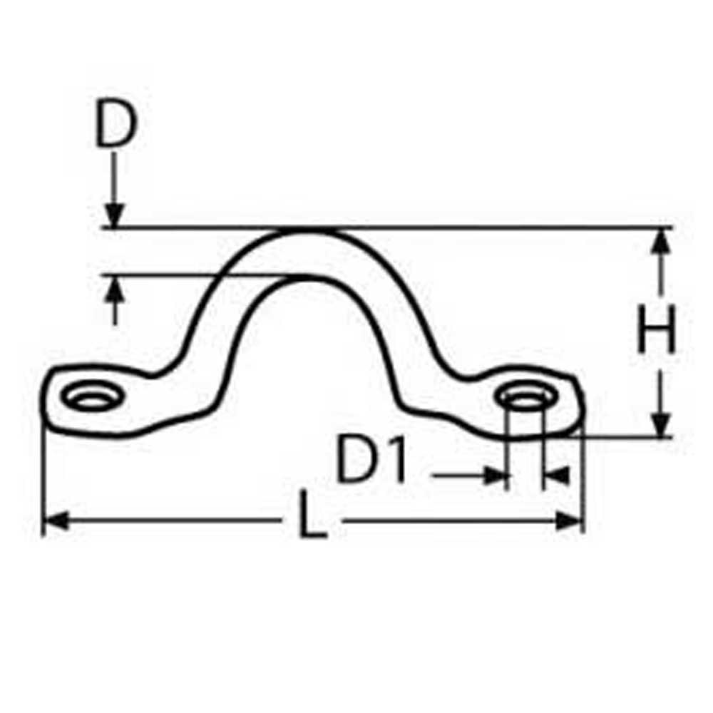 Купить Euromarine 005376 A2 6x60 mm Глотка Бар 2 единицы Grey 7ft.ru в интернет магазине Семь Футов