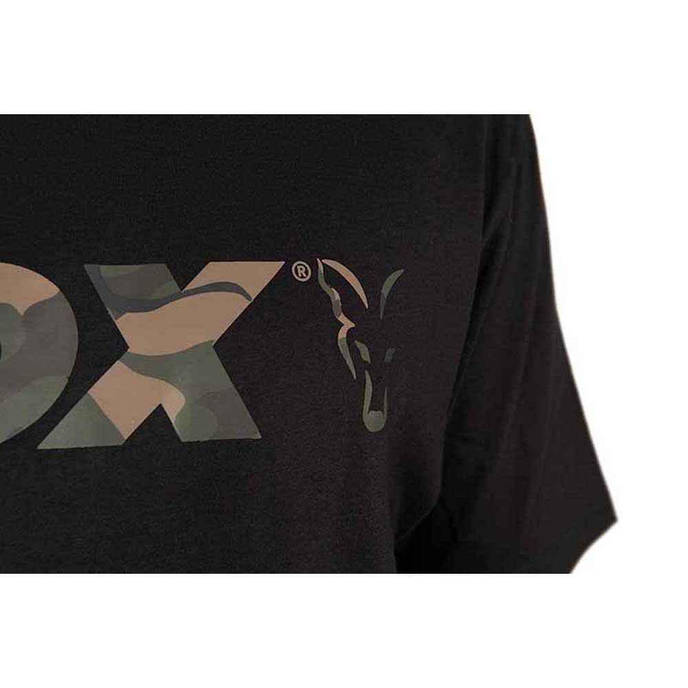 Купить Fox international CFX286 Футболка с коротким рукавом Logo Черный Black / Camo M 7ft.ru в интернет магазине Семь Футов