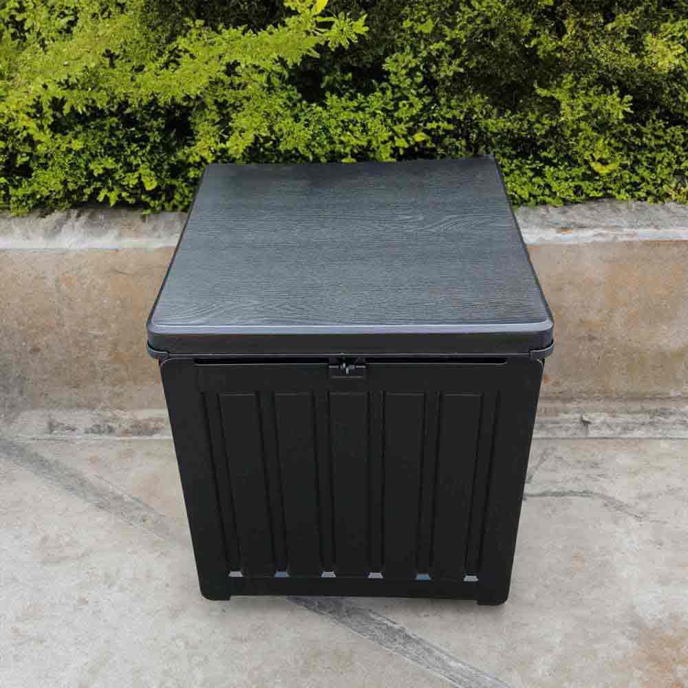 Купить Gardiun NT076 Soften Small 76L Коробка из смолы для хранения на открытом воздухе  Black 42.8x42.8x46.40 cm 7ft.ru в интернет магазине Семь Футов