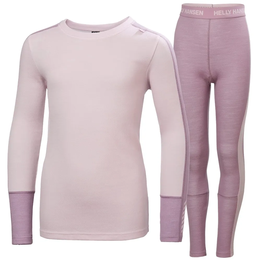 Купить Helly hansen 49403-676-12 Комплект термобелья с длинным рукавом Lifa merino midweight Purple Clay 30x22x4 12 Years 7ft.ru в интернет магазине Семь Футов