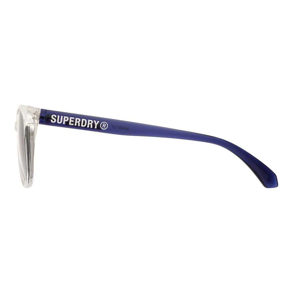 Купить Superdry 996097-07-3030 Солнцезащитные очки Sds-5038-105 Crystal / Blue Solid Smoke/CAT3 7ft.ru в интернет магазине Семь Футов