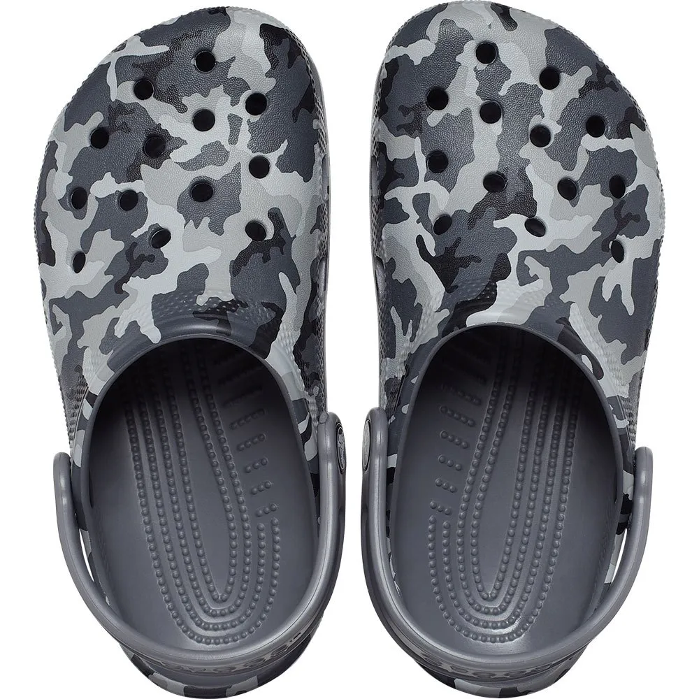 Купить Crocs 207593-097-c5 Деревянные башмаки Classic Camo Black / Grey 35x25x15 EU 20 7ft.ru в интернет магазине Семь Футов