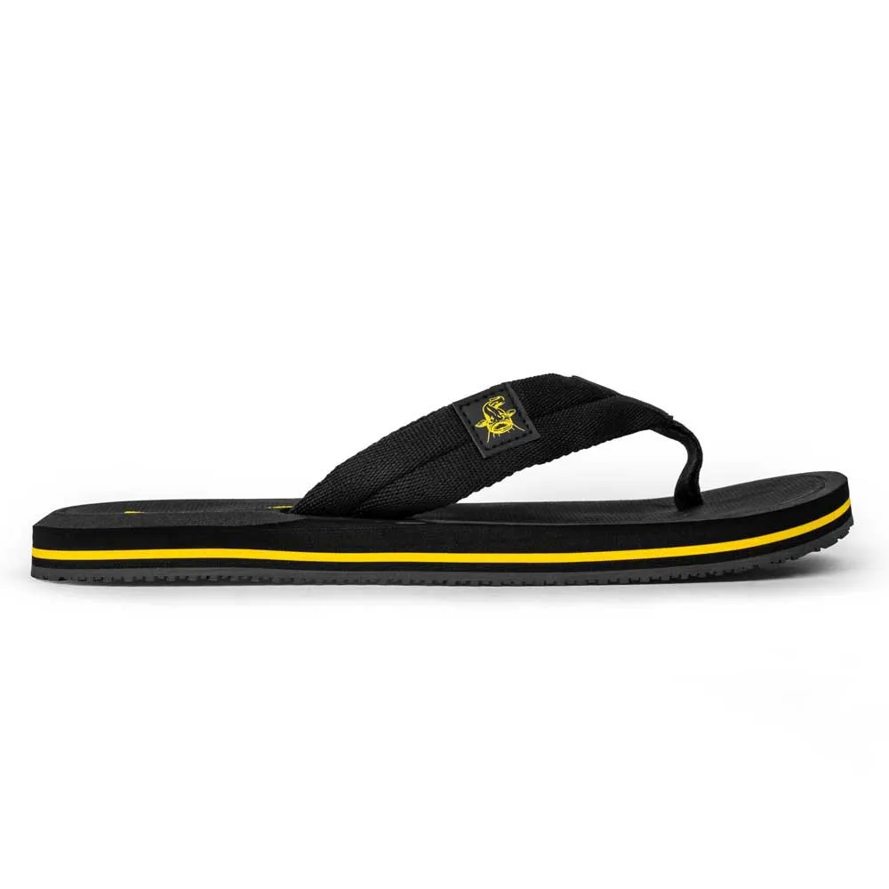 Купить Black cat bo500091 Шлёпанцы Logo Black / Yellow 32x20x10 EU 44 7ft.ru в интернет магазине Семь Футов