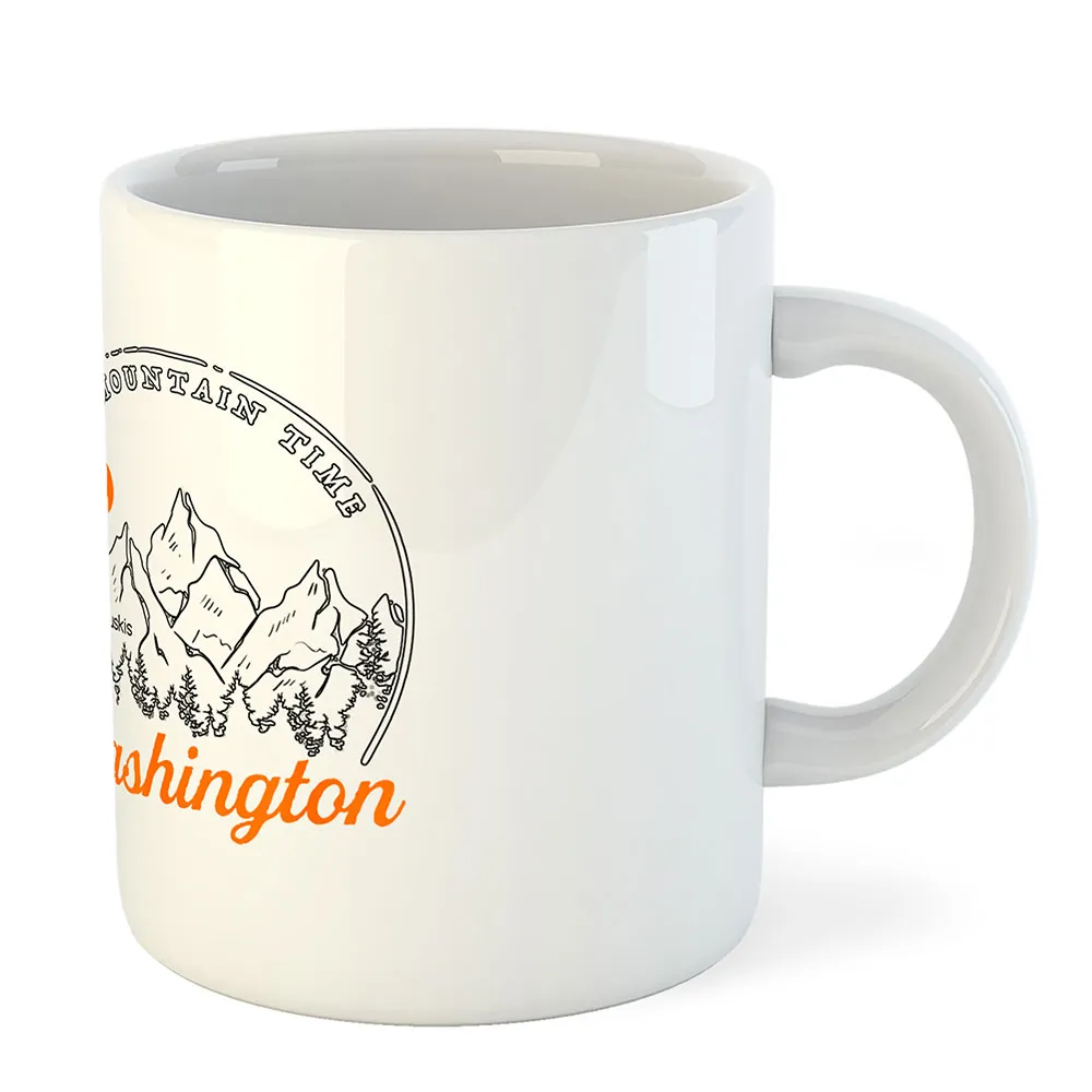 Купить Kruskis 42611C415 Кружка On Mountain Time 325ml  White 7ft.ru в интернет магазине Семь Футов