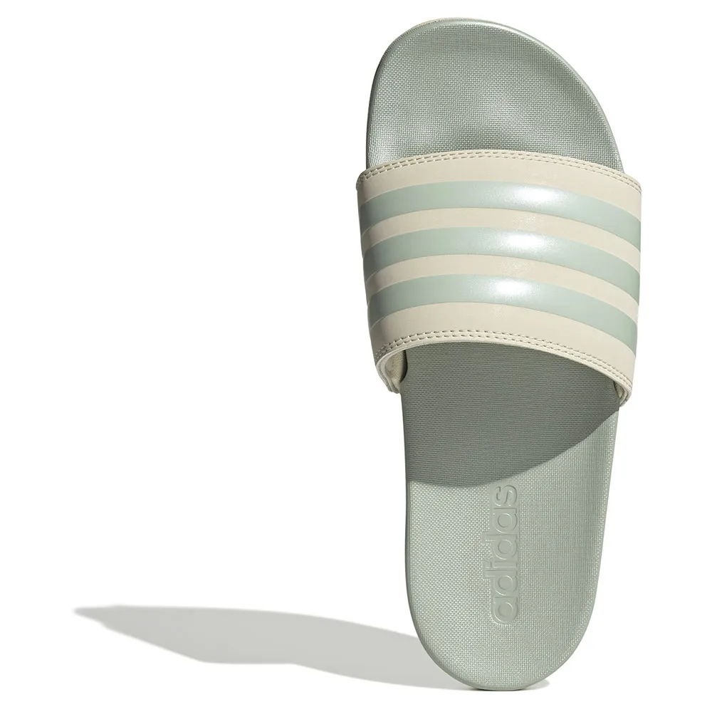 Купить adidas ji4729/6 Шлёпанцы Adilette Comfort Wonder White / Linen Green Met / Linen Green Met 32x20x10 EU 38 7ft.ru в интернет магазине Семь Футов