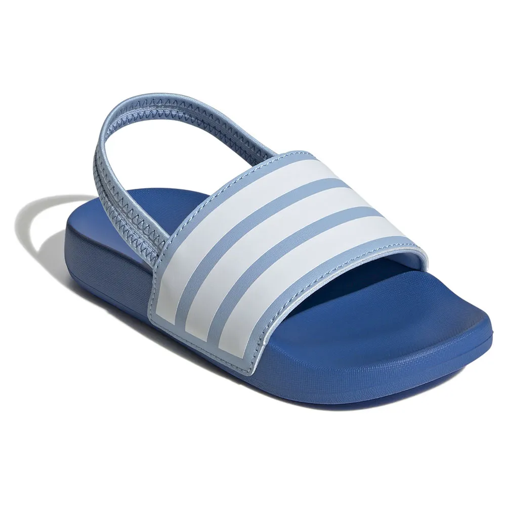 Купить adidas jr5332/31 Детские шлёпанцы для бассейна Adilette Estrap Clear Sky / Cloud White / Bright Royal 32x20x10 EU 31 7ft.ru в интернет магазине Семь Футов