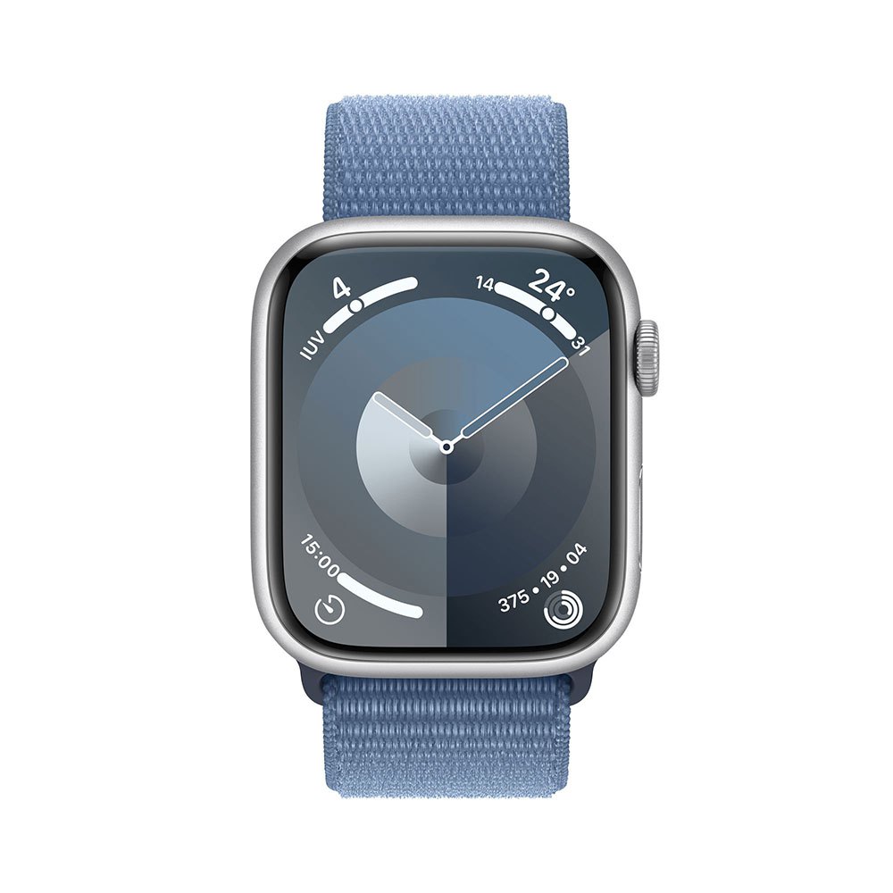 Купить Apple MRMJ3QL/A Watch Series 9 GPS+Cellular Loop 45 mm Голубой Silver / Winter Blue 7ft.ru в интернет магазине Семь Футов