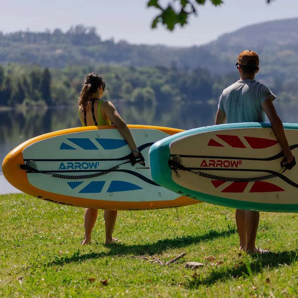 Купить Kohala 1637 Надувной комплект для падлбординга Arrow 1 Paddle Surf Board 10´2´´ Yellow / Blue / White 175x55x28 310 cm 7ft.ru в интернет магазине Семь Футов