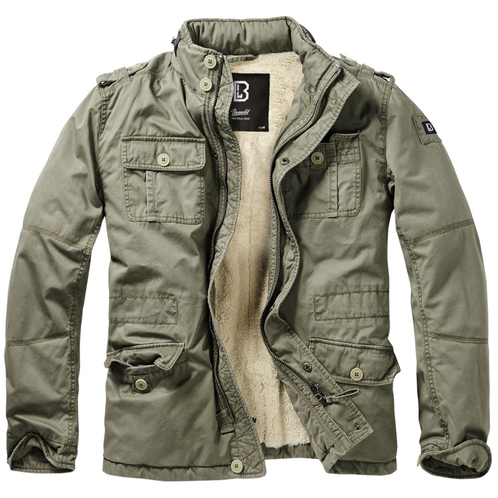 Купить Brandit 9390-1-3XL Куртка Britannia Winter Зеленый  Olive 3XL 7ft.ru в интернет магазине Семь Футов