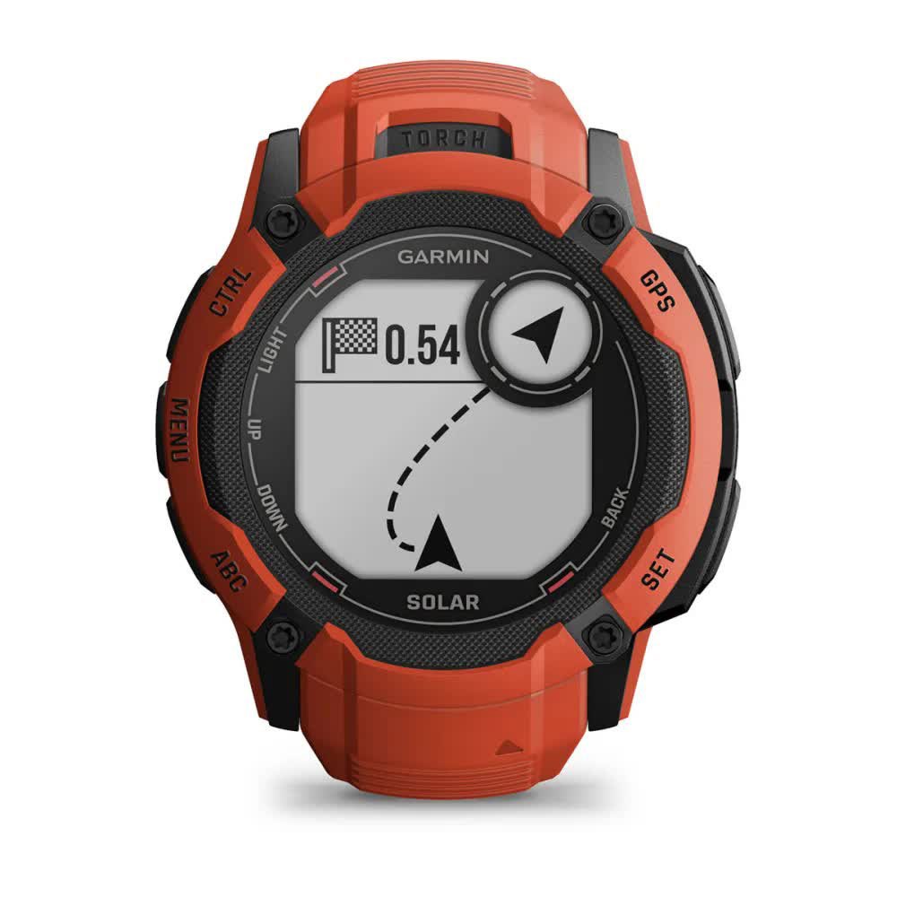 Купить Garmin 010-02805-01 Часы Instinct 2X Solar Оранжевый  Flame Red 7ft.ru в интернет магазине Семь Футов