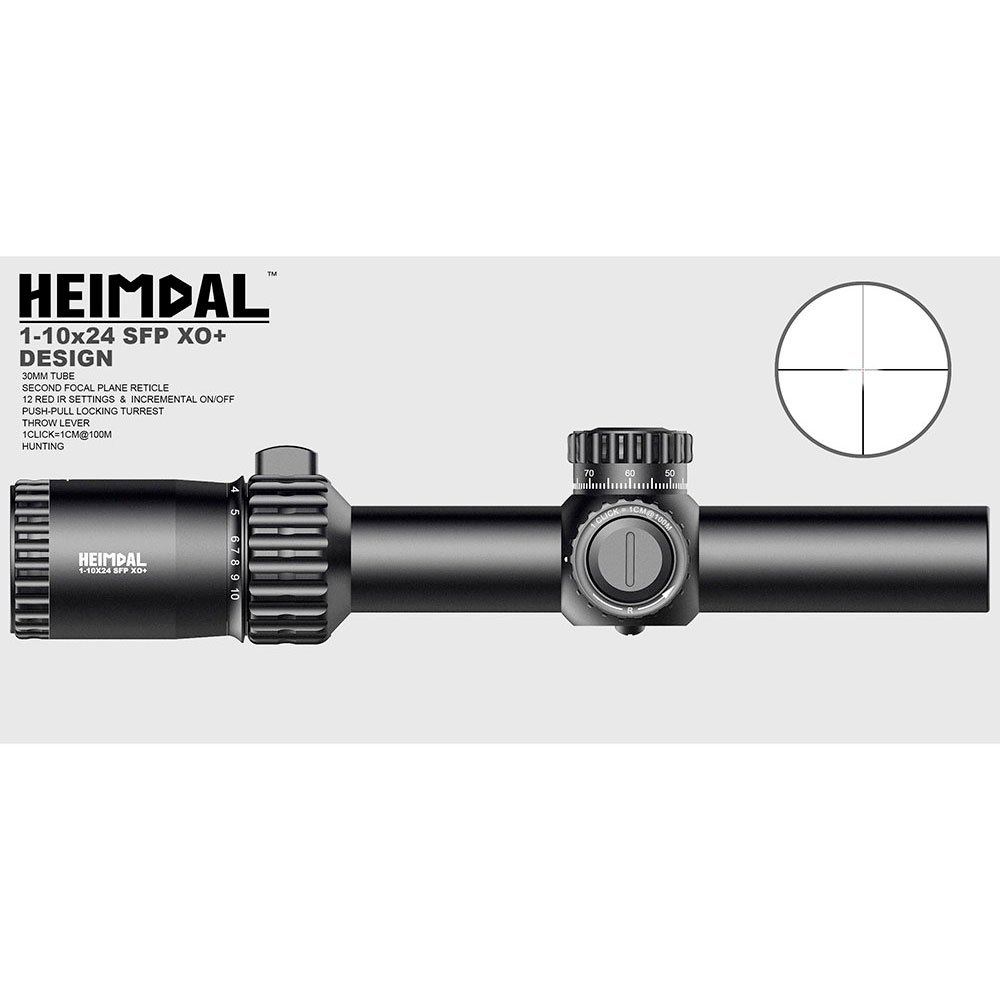 Купить Mjoelner hunting 20415003720 оптический визор Heimdal XO+ 30 mm Black  Hunt 7ft.ru в интернет магазине Семь Футов