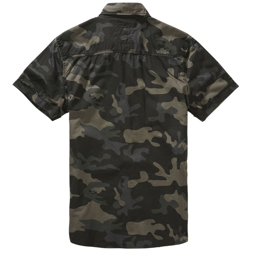 Купить Brandit 4012-4-3XL Рубашка с коротким рукавом Roadstar Зеленый Dark Camo 3XL 7ft.ru в интернет магазине Семь Футов