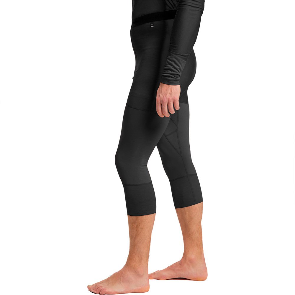 Купить Haglöfs 605093-2C5-S 3/4-дюймовые базовые штаны Natural Blend Tech Черный True Black S 7ft.ru в интернет магазине Семь Футов