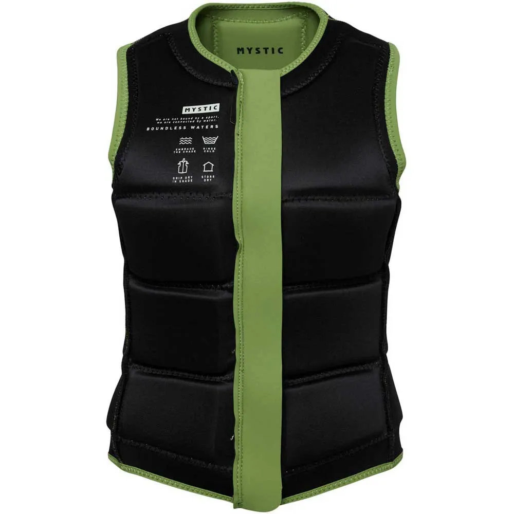 Купить Mystic 35005.240246-618-l Спасательный жилет для женщин Star impact fzip wake Soft Green 40x30x8 7ft.ru в интернет магазине Семь Футов