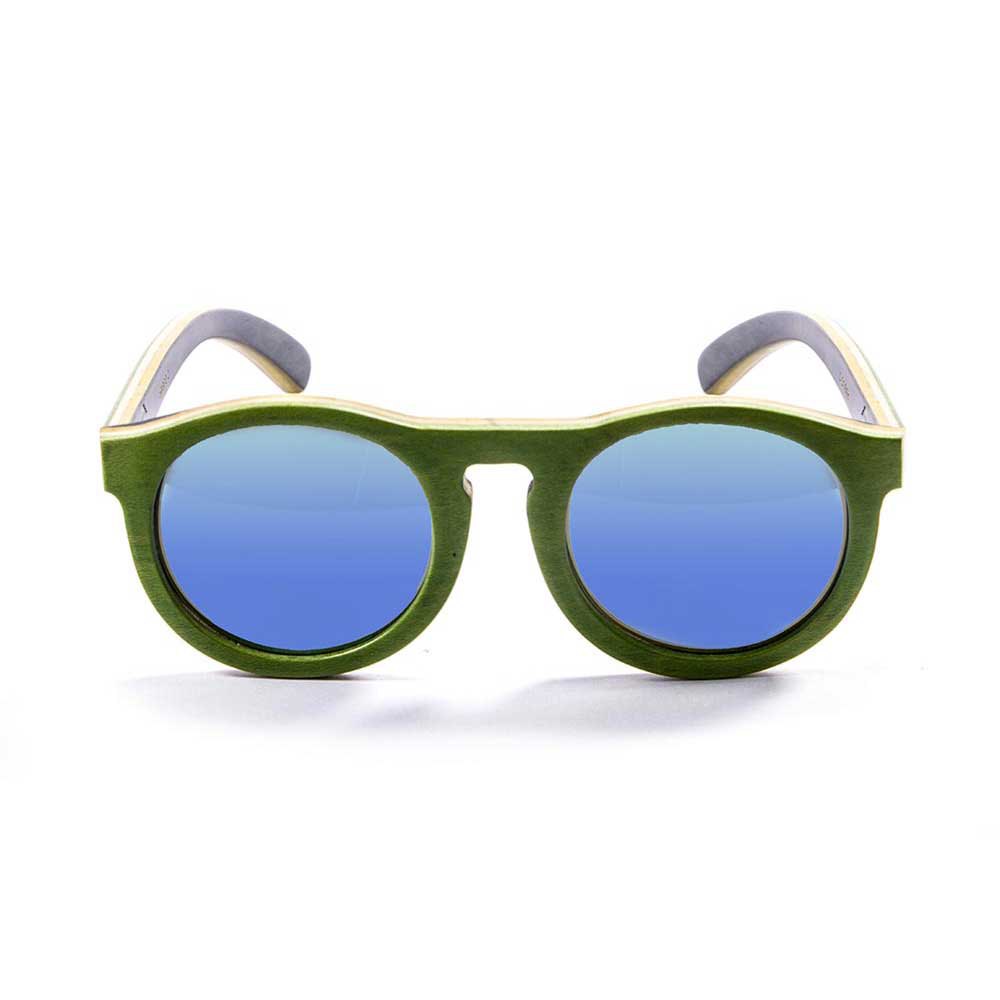 Купить Ocean sunglasses 54002.2 поляризованные солнцезащитные очки Fiji Wood Green 7ft.ru в интернет магазине Семь Футов
