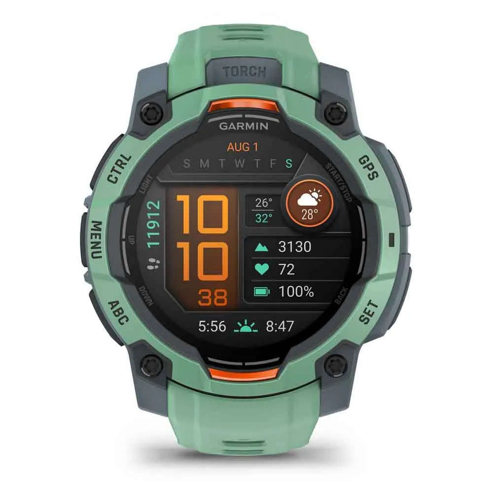 Купить Garmin 010-02936-01 Часы Instinct 3 45 mm Amoled  Green / Green 7ft.ru в интернет магазине Семь Футов
