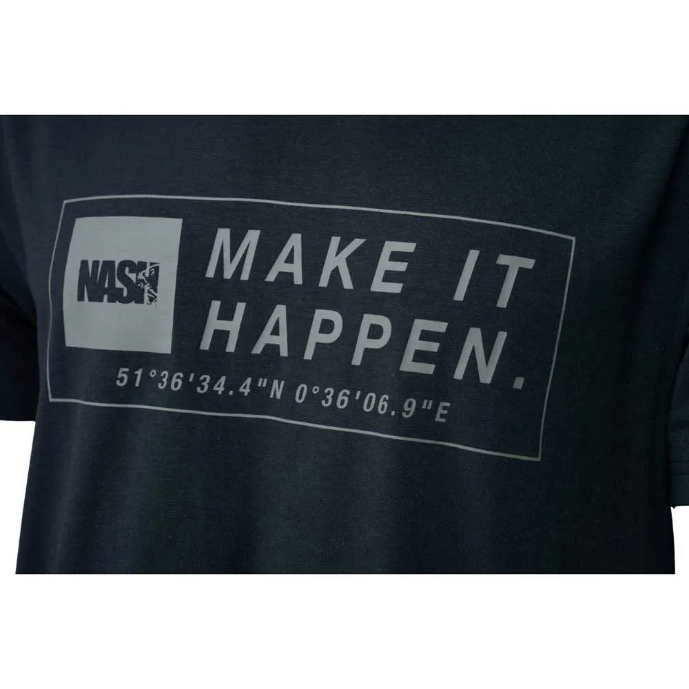 Купить Nash c2208 Футболка с коротким рукавом Make It Happen Coordinates Black 30x20x5 2XL 7ft.ru в интернет магазине Семь Футов