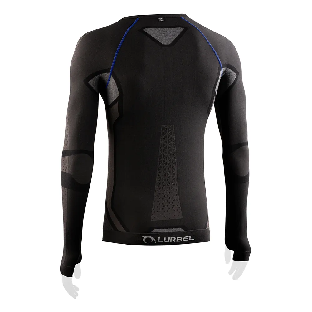Купить Lurbel 00B2.243M.0304.L Базовый слой с длинным рукавом Cristallo Черный Charcoal Grey / Royal Blue L 7ft.ru в интернет магазине Семь Футов