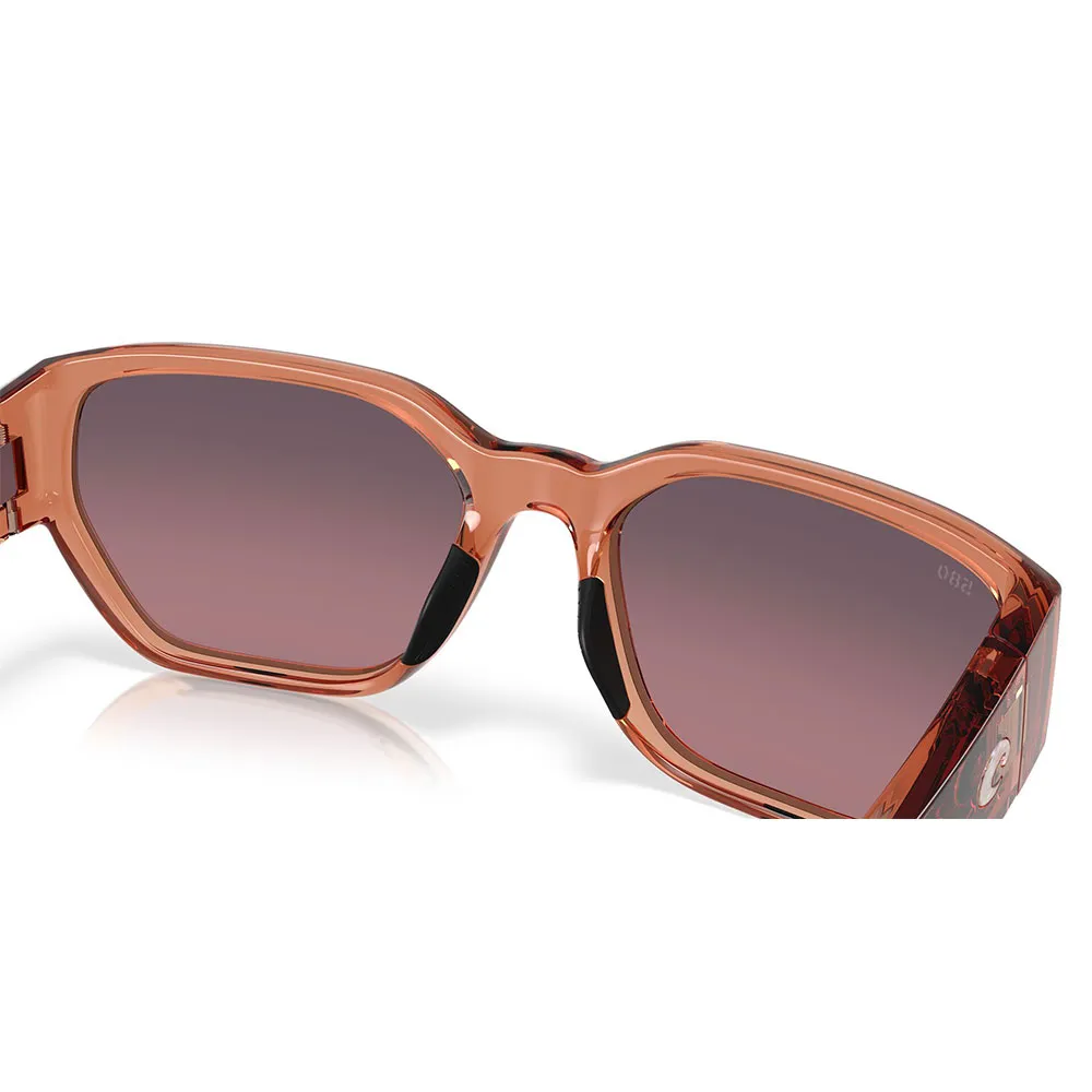 Купить Costa 06s9125-91250558 поляризованные солнцезащитные очки Clemente Translucent Pink Sands 20x10x10 Rose Gradient 580G/CAT3 7ft.ru в интернет магазине Семь Футов