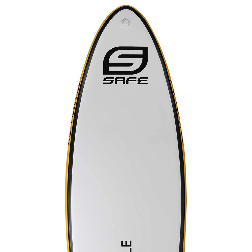 Купить Safe waterman hc100.020 Надувной комплект для падлбординга Turtle Fly 7´5´´ White / Yellow 132x56x35 226.1 cm 7ft.ru в интернет магазине Семь Футов