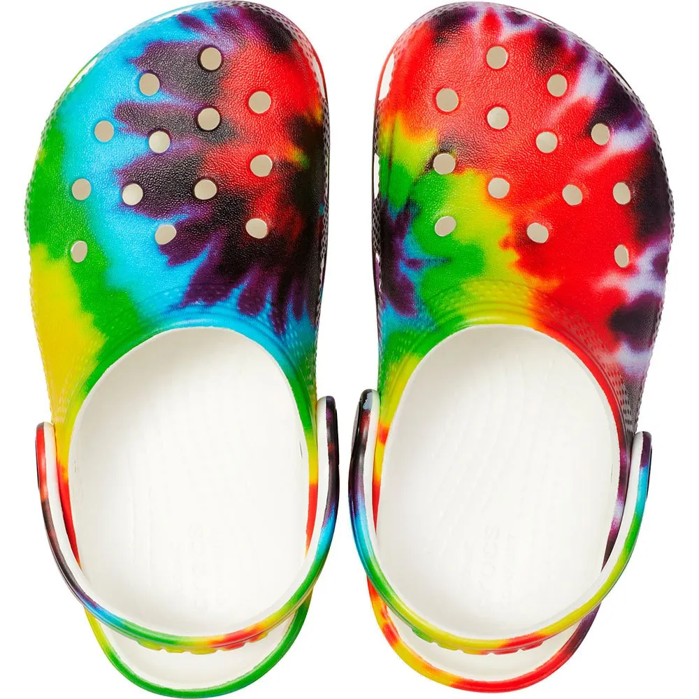 Купить Crocs 206994-90h-c8 Деревянные башмаки Classic Tie Dye Graphic Multi 35x25x15 EU 24 7ft.ru в интернет магазине Семь Футов