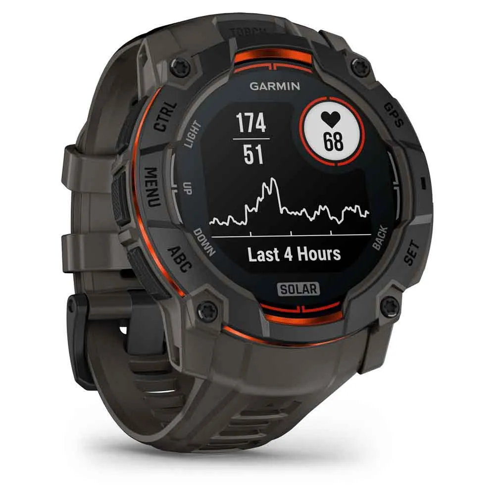 Купить Garmin 010-02935-00 Часы Instinct 3 50 mm Solar Черный  Black / Carbon 7ft.ru в интернет магазине Семь Футов
