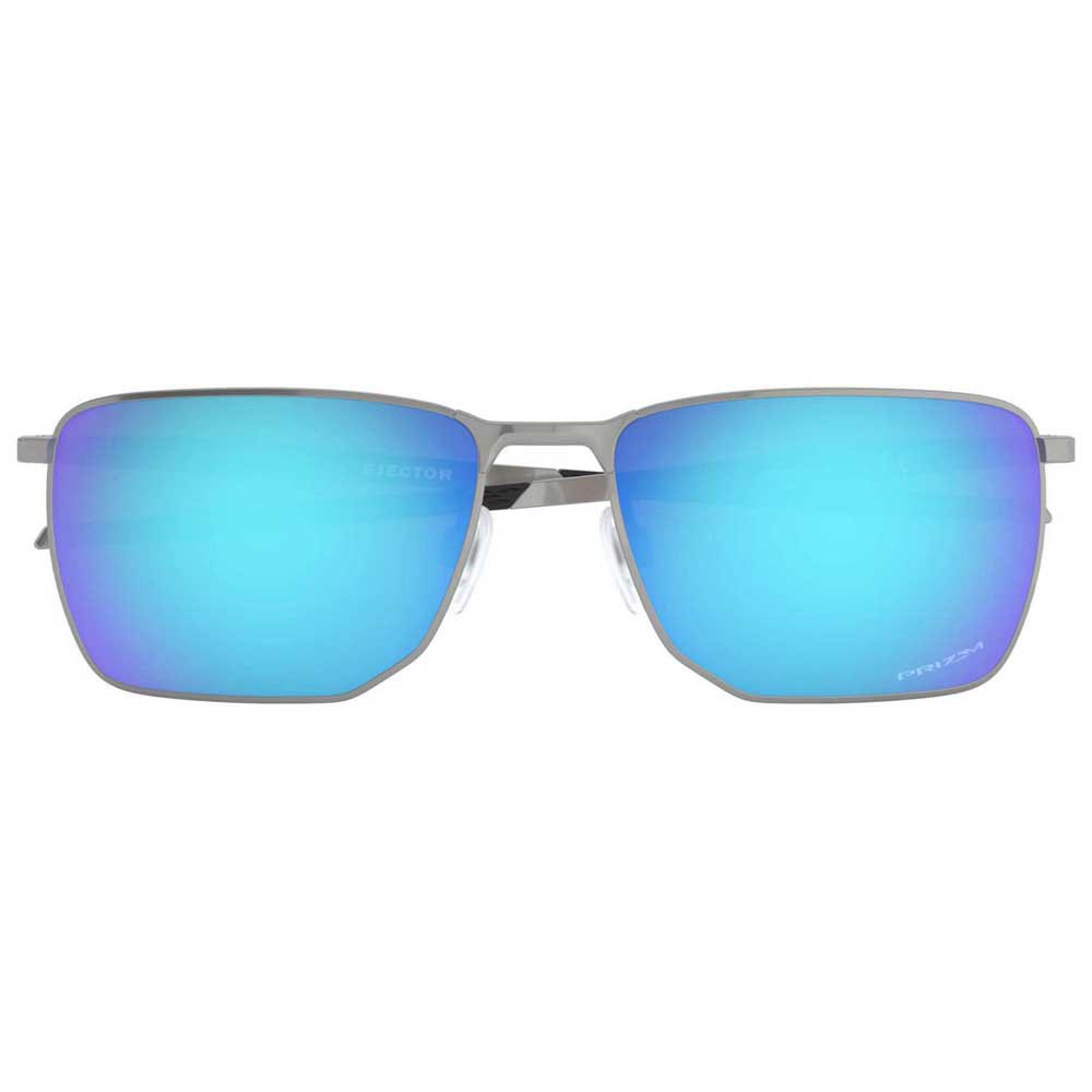 Купить Oakley OO4142-0458 Ejector Prizm Солнцезащитные Очки Satin Chrome Prizm Sapphire/CAT3 7ft.ru в интернет магазине Семь Футов