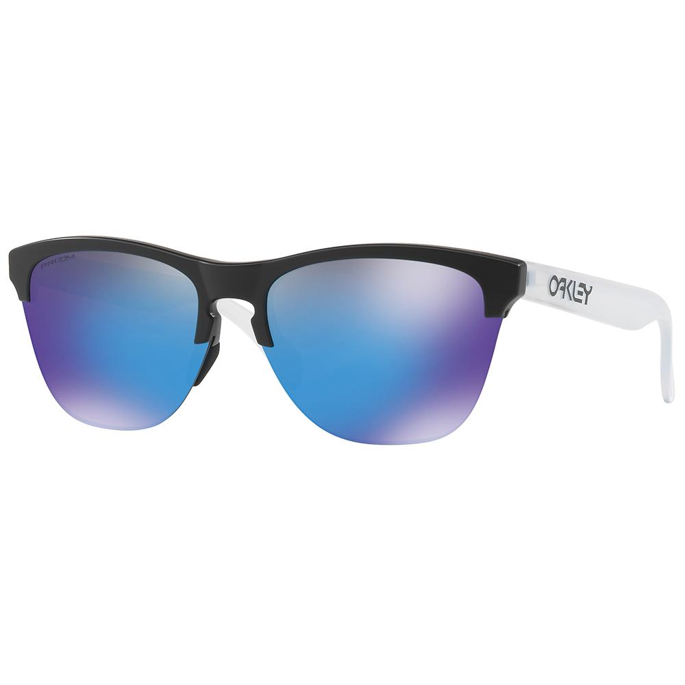 Купить Oakley 93740263 Frogskins Lite Prizm Солнцезащитные Очки Matte Black / Matte Clear Prizm Sapphire/CAT3 7ft.ru в интернет магазине Семь Футов