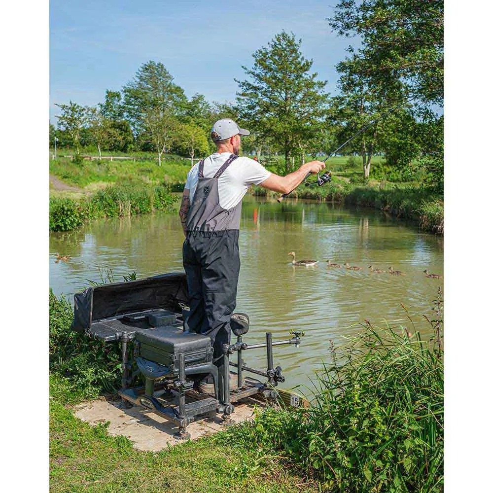 Купить Matrix fishing gpr517 брюки с бретелями Pro-X Outer Grey / Black 50x30x10 3XL 7ft.ru в интернет магазине Семь Футов