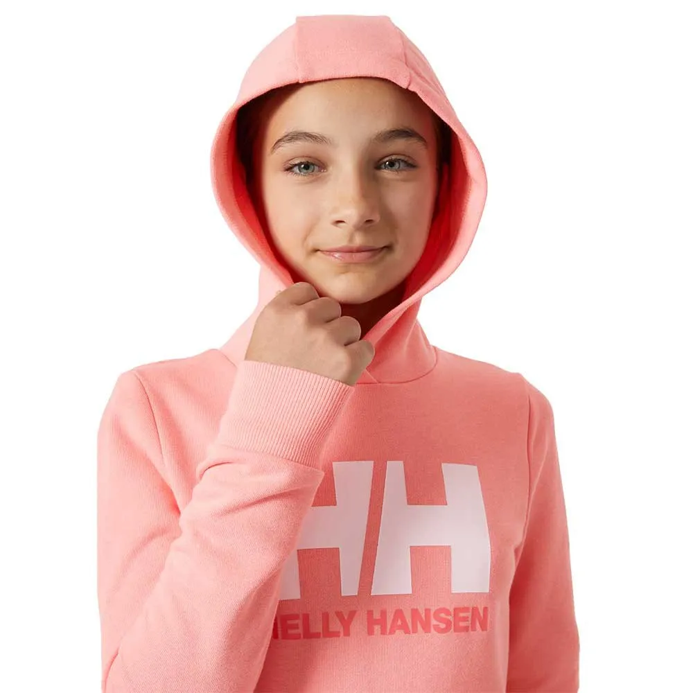 Купить Helly hansen 40453_066-6 Толстовка с капюшоном Logo Coral Almond 30x20x10 5-6 Years 7ft.ru в интернет магазине Семь Футов
