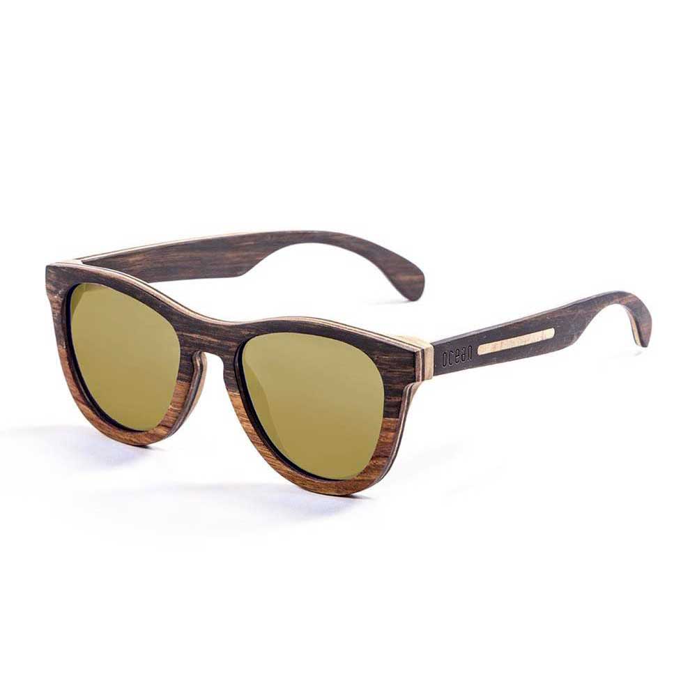 Купить Ocean sunglasses 66002.0 поляризованные солнцезащитные очки Wedge Brown / Gold 7ft.ru в интернет магазине Семь Футов