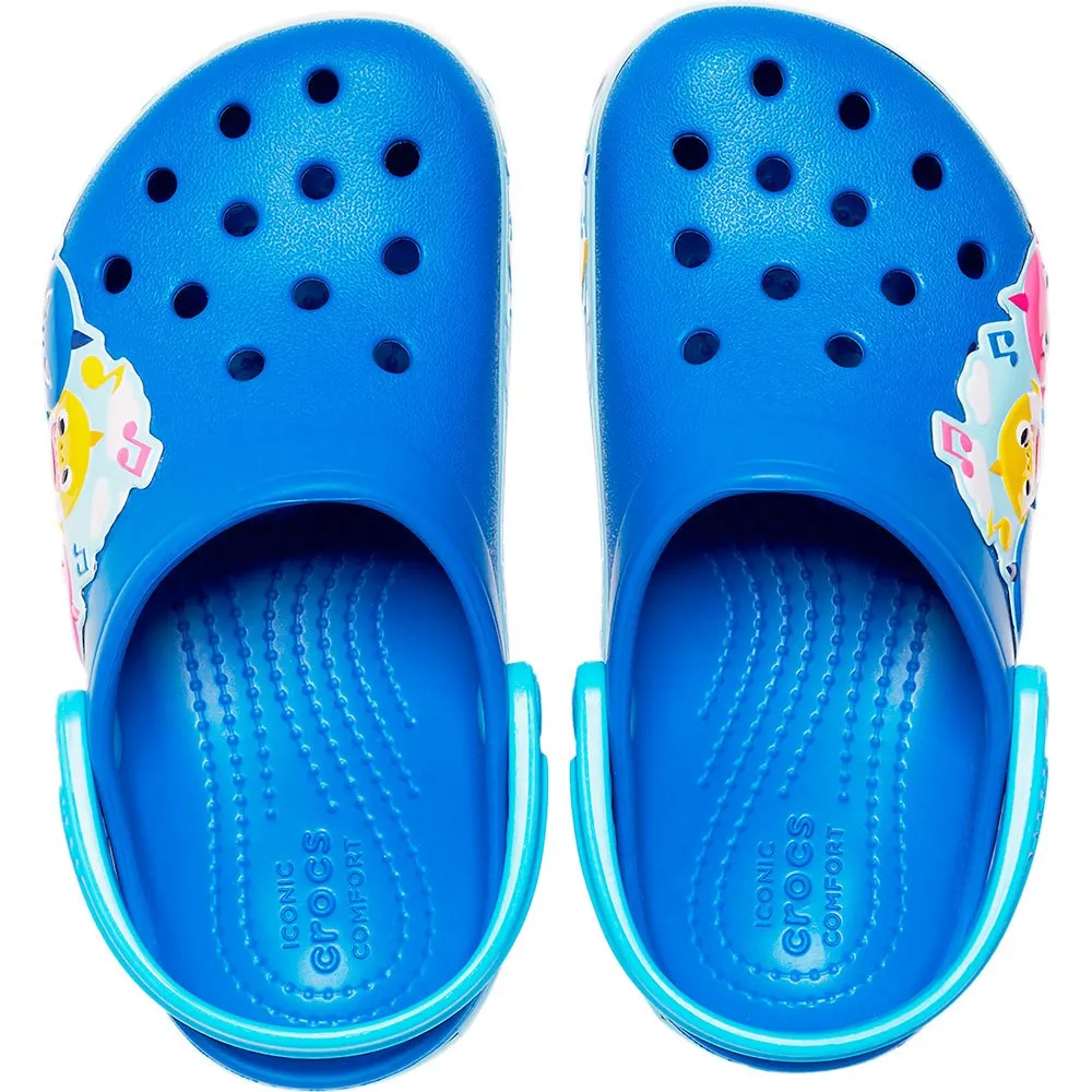Купить Crocs 207066-4jl-c8 Деревянные башмаки Fun Lab Baby Shark Band Bright Cobalt 35x25x15 EU 24 7ft.ru в интернет магазине Семь Футов
