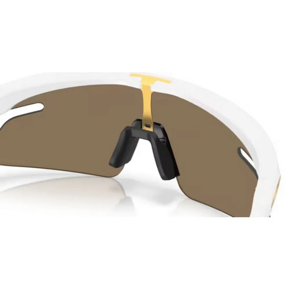 Купить Oakley oo9527d-0350 Солнцезащитные очки Rslv lite Matte White 01 20x10x10 Prizm 24K/CAT3 7ft.ru в интернет магазине Семь Футов