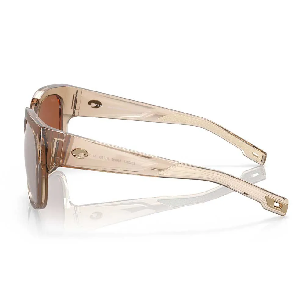 Купить Costa 06s9004-90040558 поляризованные солнцезащитные очки Waterwoman 2 Shiny Blonde Crystal 25x12x10 Copper Silver Mirror 580P/CAT2 7ft.ru в интернет магазине Семь Футов