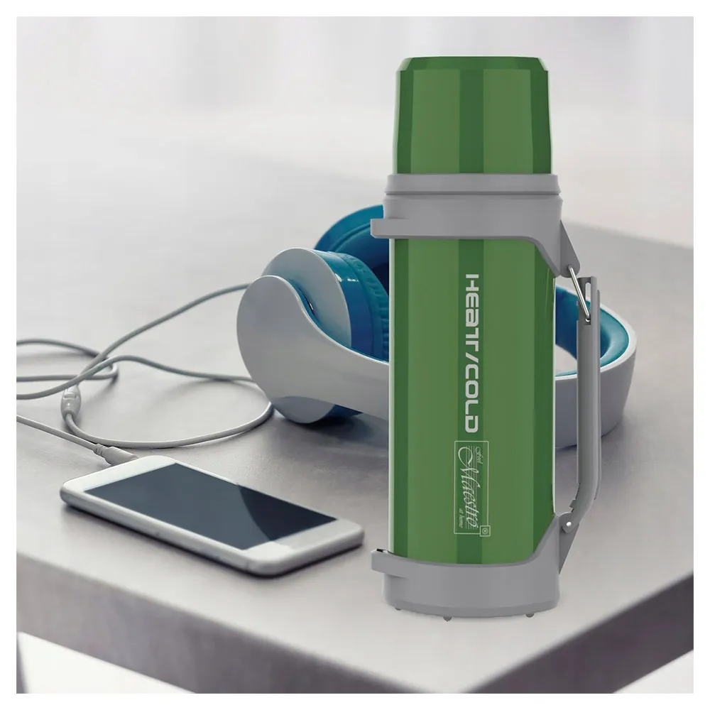 Купить Maestro mr 1631-150 термос Vacuum Flask 1L Green 35x13x12 7ft.ru в интернет магазине Семь Футов