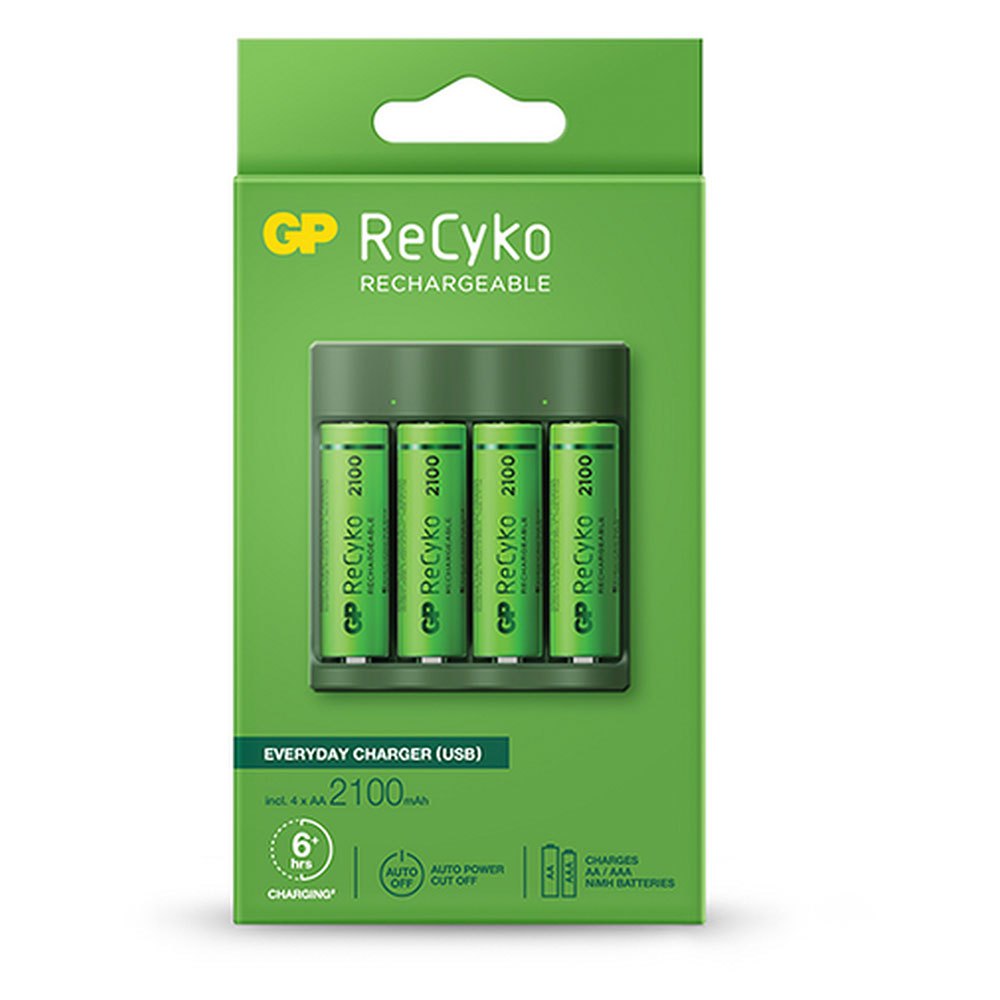 Купить Gp batteries GD132 Pack Of Rechargeable Recyko Pro (4Aa And 4Aaa) Includes Usb Charger Зарядное устройство для аккумуляторов Зеленый Multicolor 7ft.ru в интернет магазине Семь Футов