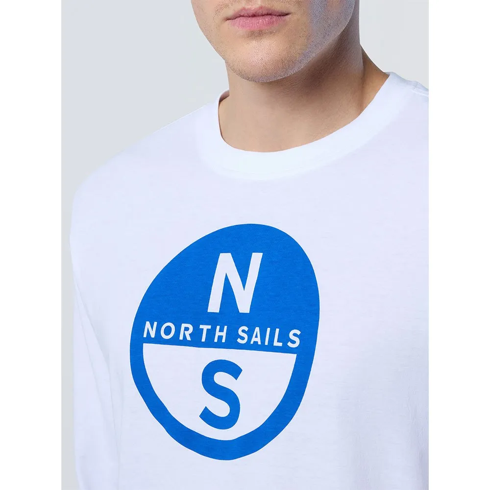 Купить North sails 692850-0101-XXL Футболка с длинным рукавом Graphic Белая White 2XL 7ft.ru в интернет магазине Семь Футов