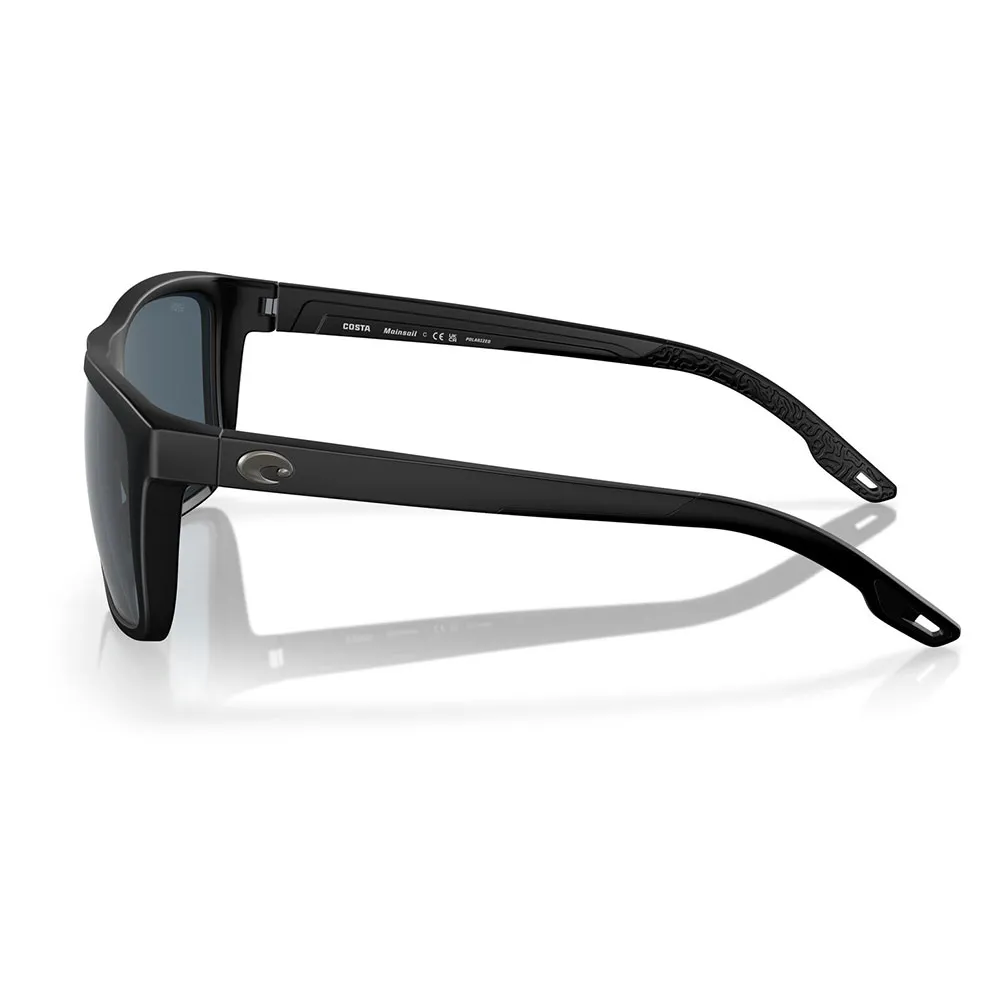 Купить Costa 06S9107-91070855 поляризованные солнцезащитные очки Mainsail Matte Black Gray 580P/CAT3 7ft.ru в интернет магазине Семь Футов