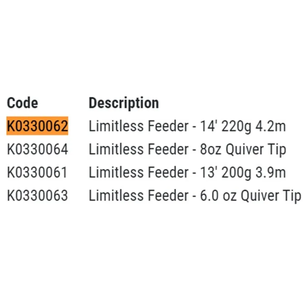 Купить Korum K0330062 карповая удочка Limitless Feeder  Black 4.20 m 7ft.ru в интернет магазине Семь Футов