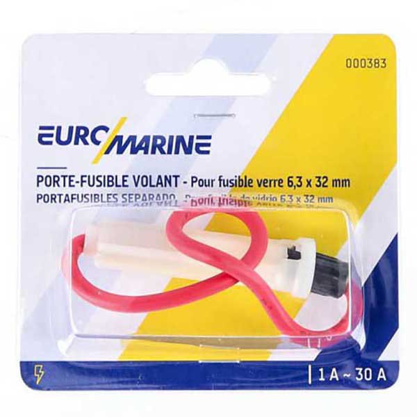 Купить Euromarine 000383 B 6.3x32 mm Стеклянный предохранитель Стандартный держатель предохранителя Бесцветный Grey 30A 7ft.ru в интернет магазине Семь Футов