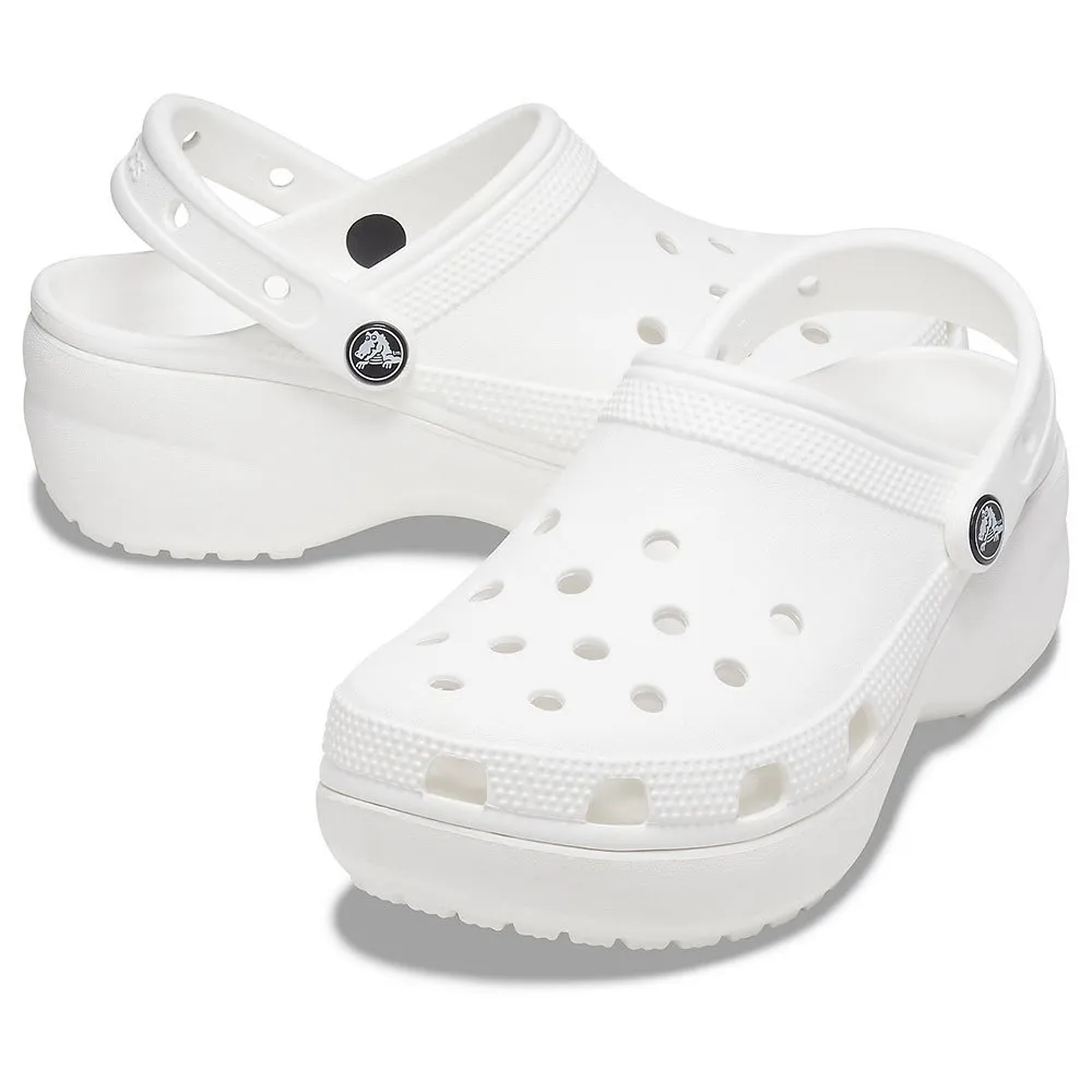 Купить Crocs 206750-100b-w9 Деревянные башмаки Classic Platform White 35x25x15 EU 39.5 7ft.ru в интернет магазине Семь Футов