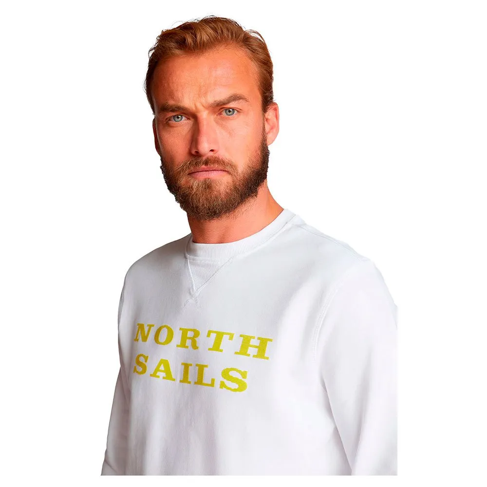 Купить North sails 691004-0101-3 Толстовка 691004 Graphic Белая White M 7ft.ru в интернет магазине Семь Футов
